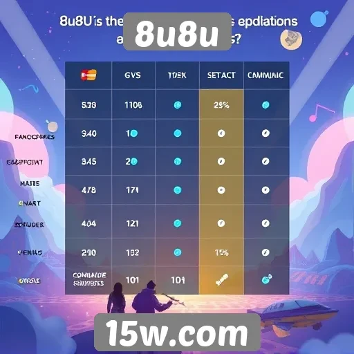 Comparativo entre 8u8u e outras plataformas de jogos